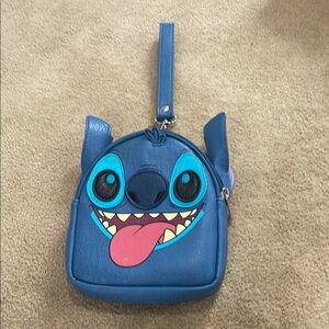Loungefly Blue Stitch Wristlet Clutch